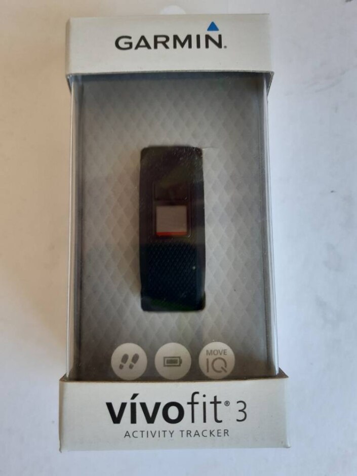 Garmin Vivofit 3 - Black Wristband Activity Tracker, Brand New In Box