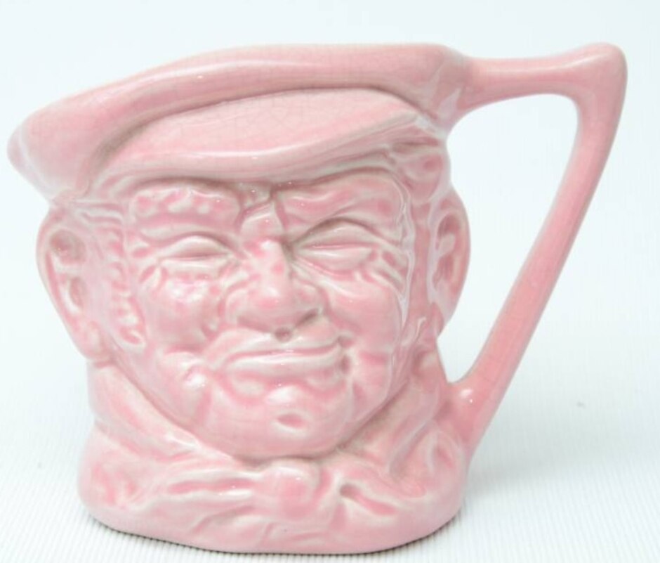 Vintage Pink Toby Jug