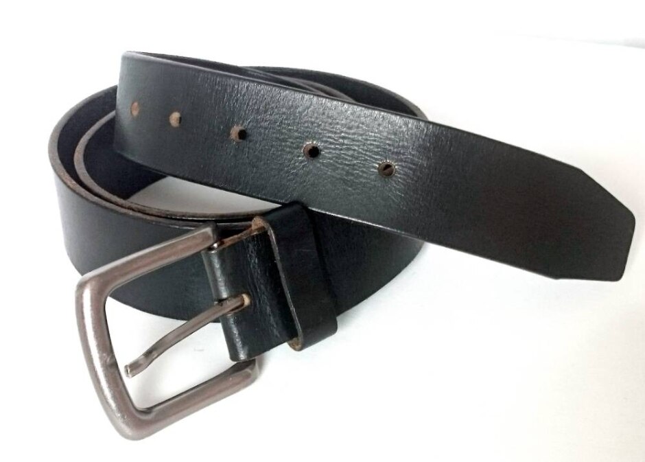 Next Black Leather Belt B4