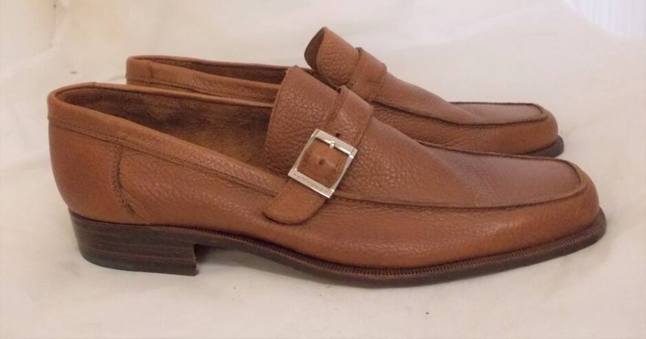 Russell & Bromley Moreschi Brown Leather Loafers Uk 8.5 Eu 42