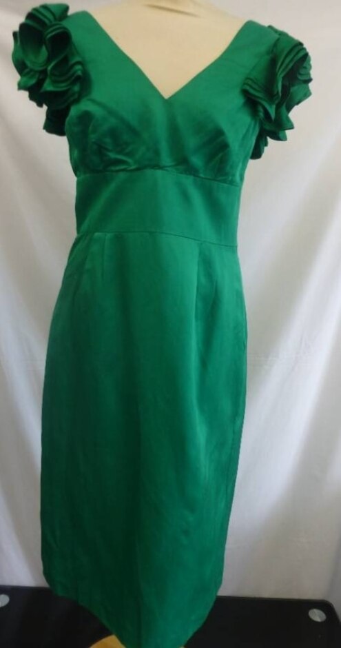 Monsoon Women's Dress  Green  Size: 10