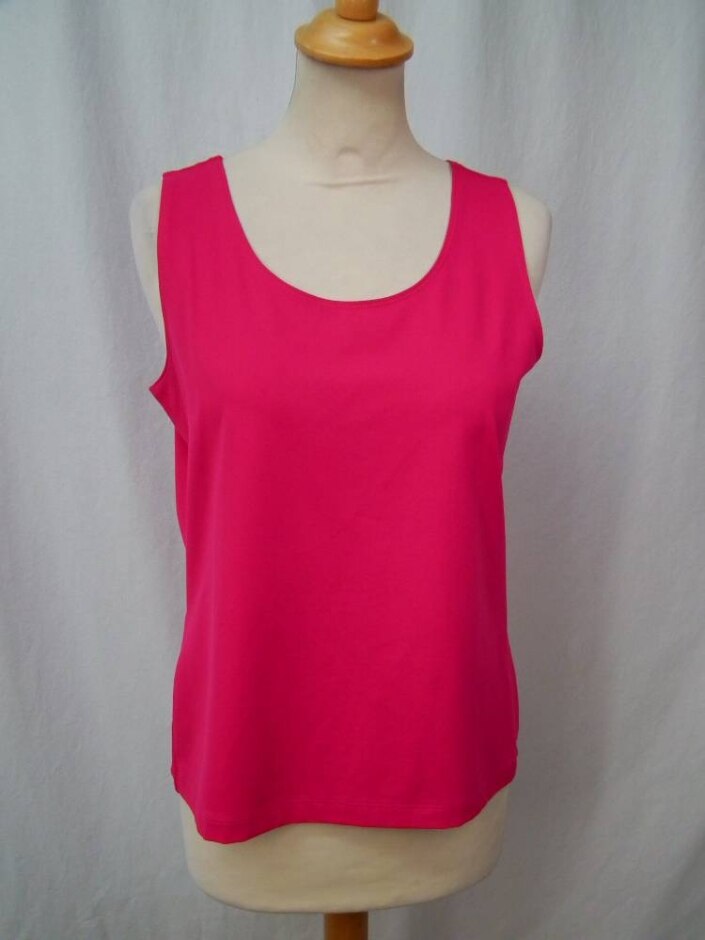 Chico's Top Dark Pink Size: 12