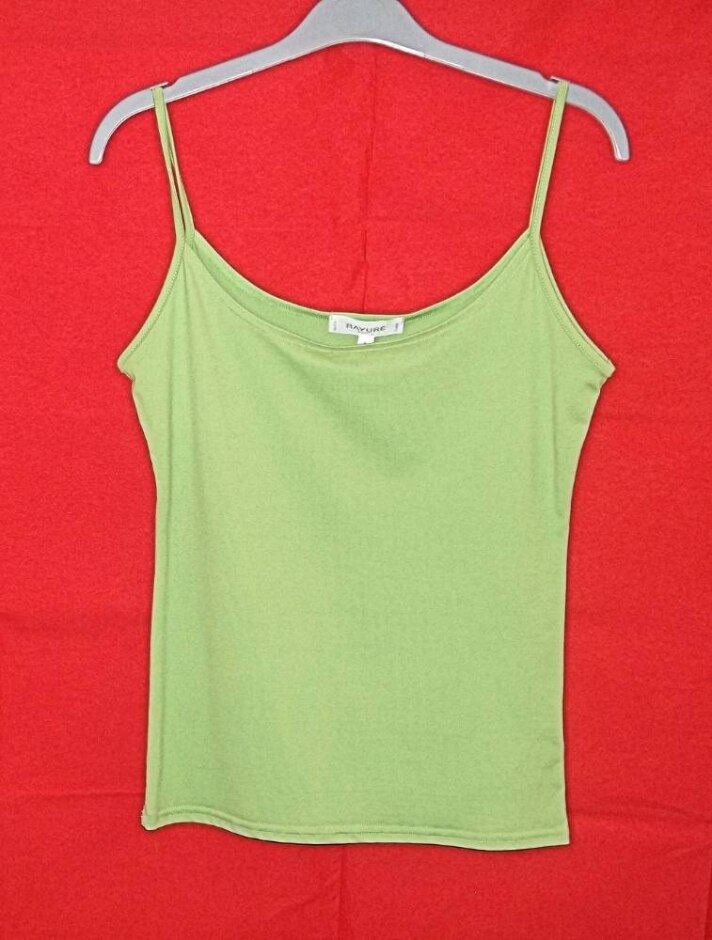 Rayure Camisole/vest Top Green Size: 34