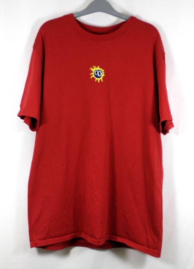 Stussy World Tour Label T-shirt Red Size: Xxxl