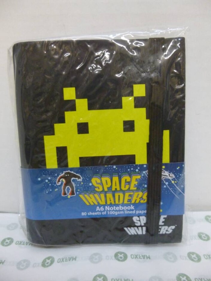 Space Invaders A6 Notebook
