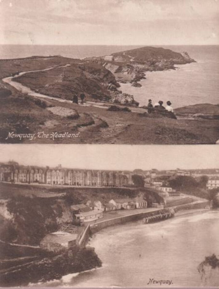 Newquay Cornwall Postcards & A Jarrold Colour Book