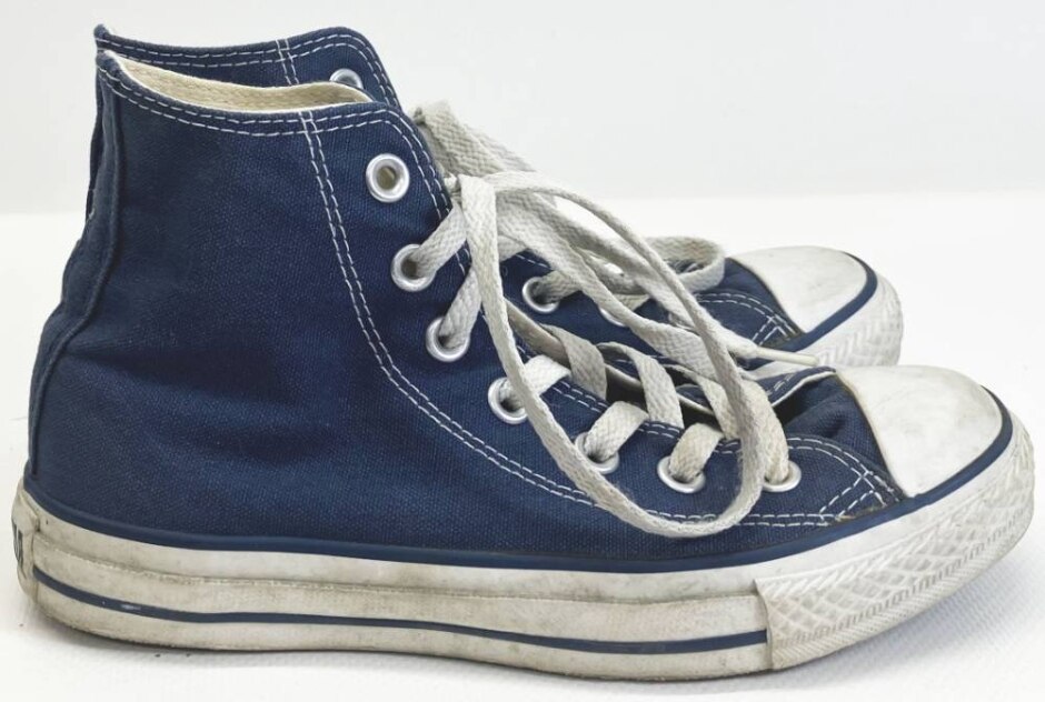Converse Navy High Top Trainers Size 3