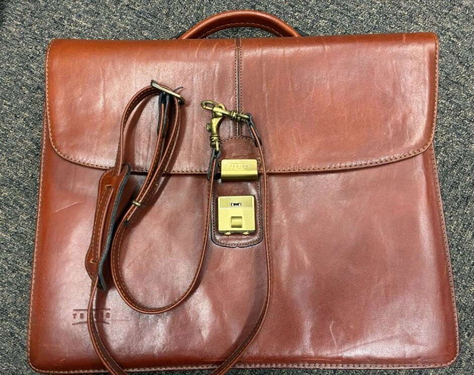 Texier Leather Briefcase