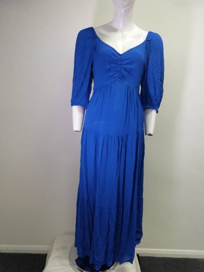Mint Velvet Maxi Dress Royal Blue Size: 16