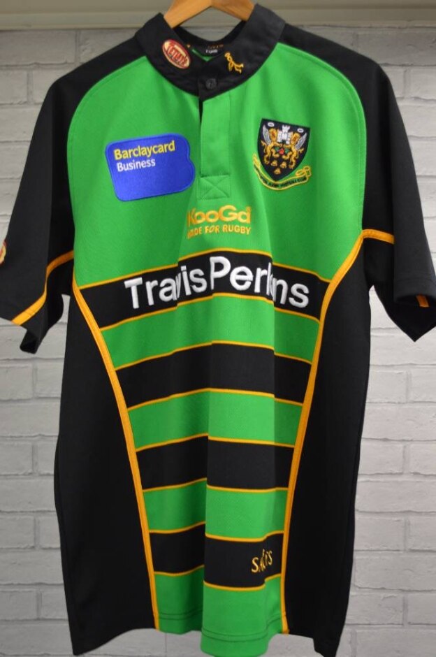 Kooga Northampton Rugby Shirt Green - Ref 35 Size: Xl