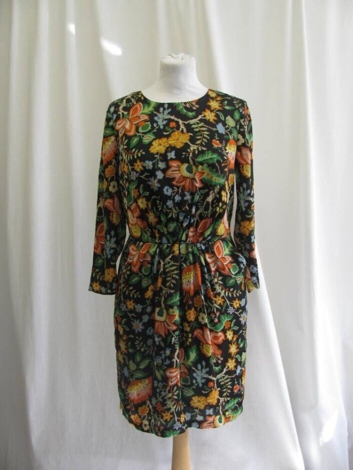 Clements Ribeiro Knee-length Dress Floral Pattern Size: S