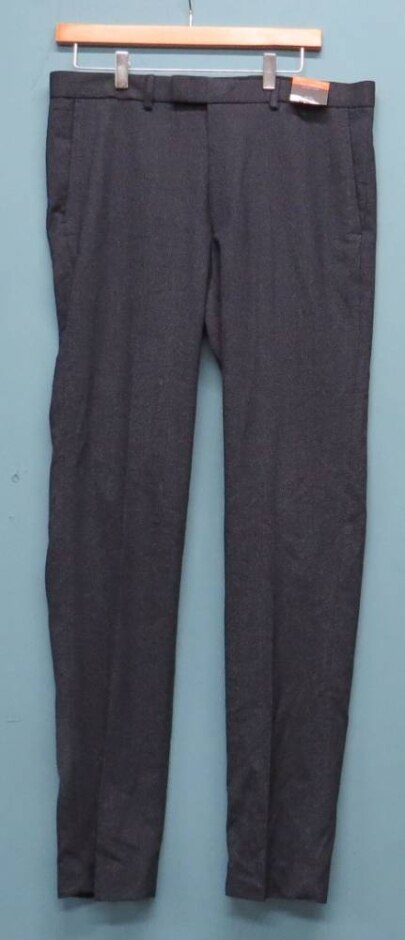 M&s Marks & Spencer Skinny Fit Trousers (bnwt) Dark Grey Size: 34