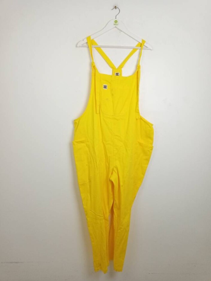 Lucy & Yak Women's Dungarees Yellow Size: 18