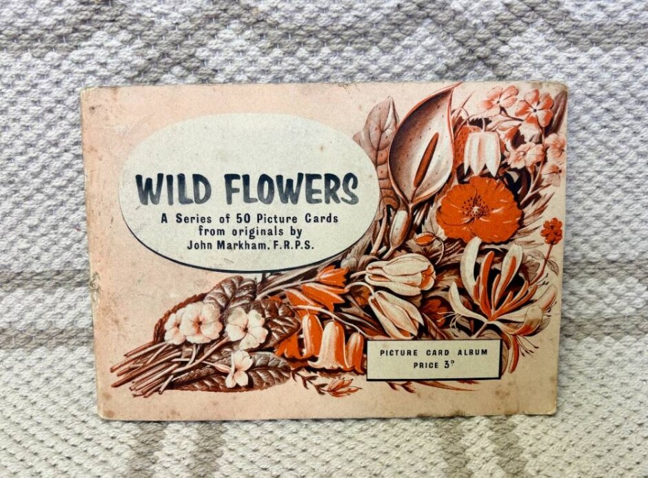 Wild Flowers Picture Card Album