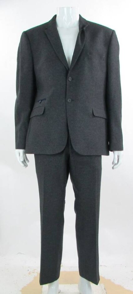 Bnwt Racing Green 46" Wool Rich Two Piece Suit Charcoal Grey Size: Xl