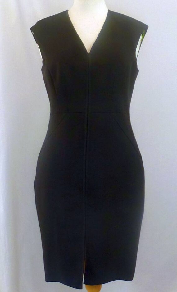 Ted Baker Shift Dress With Back Zip Black Size: 10