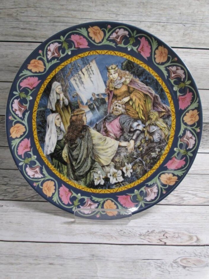 Arthur Is Taken To Avalon Wedgwood Decorative Plate