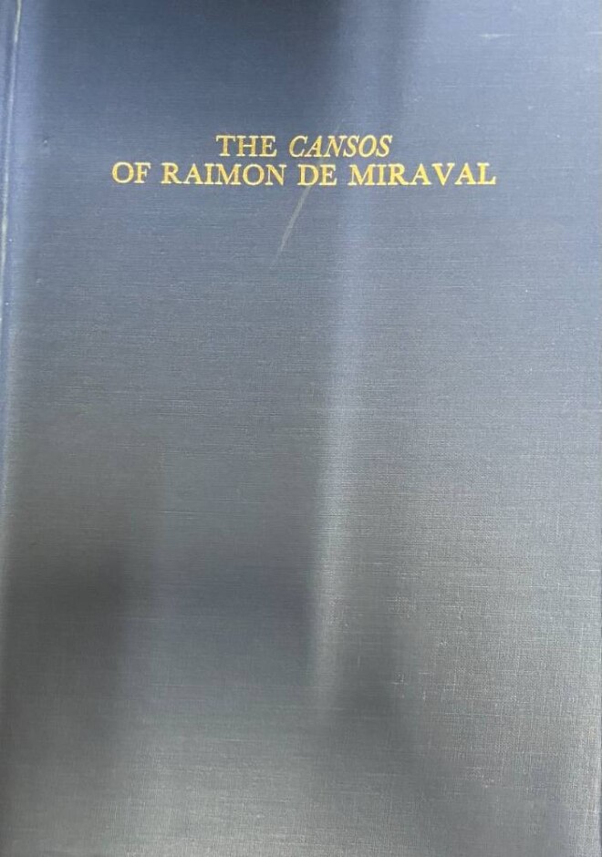 The Cansos of Raimon de Miraval Oxfam Shop