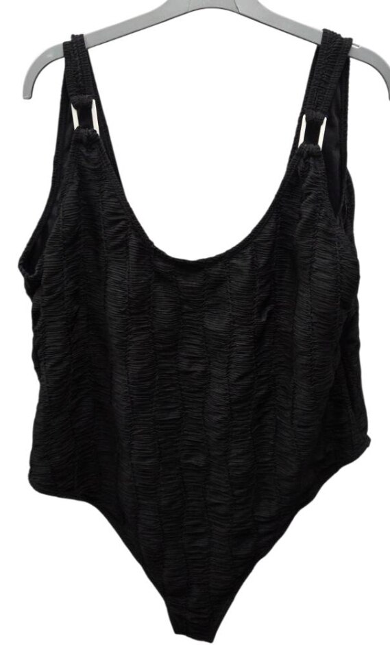 Boohoo Swimsuit Black Size: 24