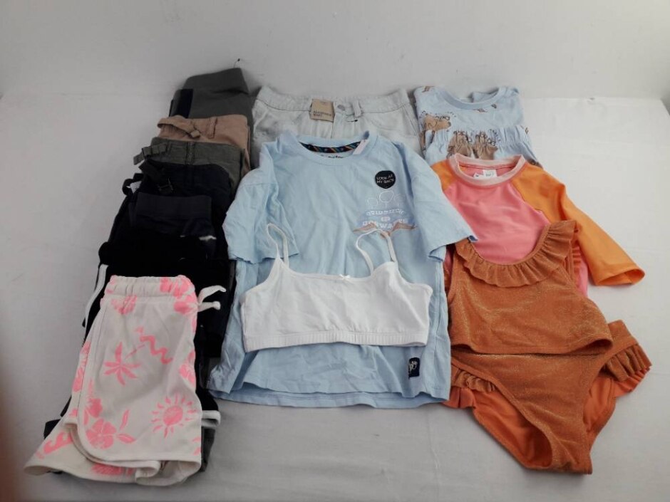 M&s Girl's 15xbundle Trousers, Shorts, Swimsuit, Pyjama,skirt Multicolour Size: 9 - 10 Years