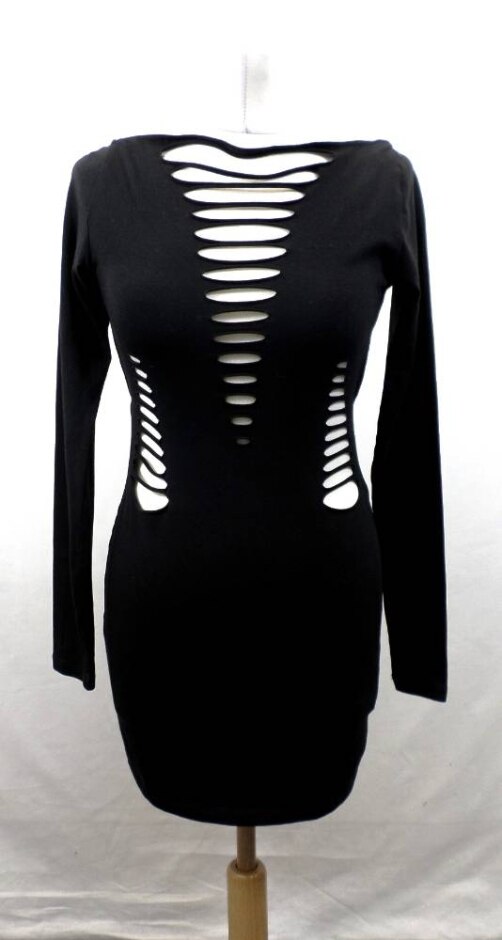 New - Subdued Knitted Dress Black Size: M