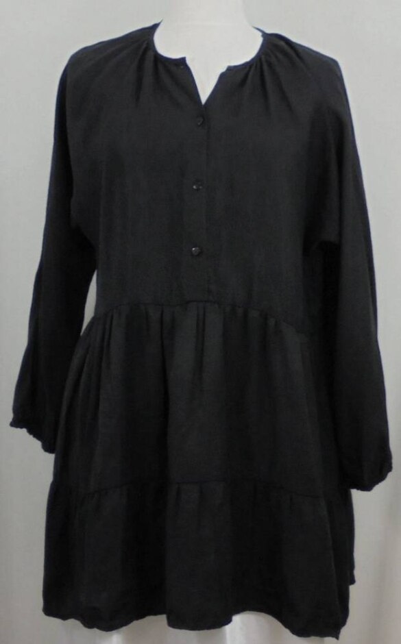 Zara Smock Dress Black Size: S