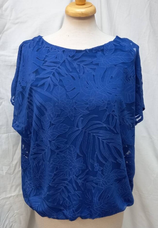 Phase Eight Lacey Summer Top Blue Size: 12