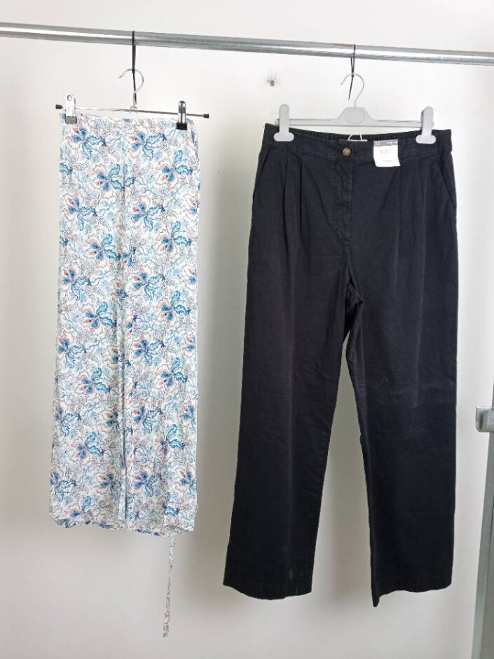 M&s  2pcs Wrap Skirt & Chino Pants Multi Size: 12