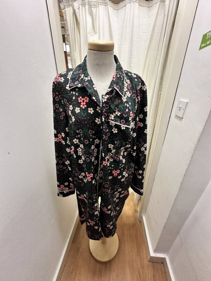 Dorothy Perkins Robe Dress Black Size: 16