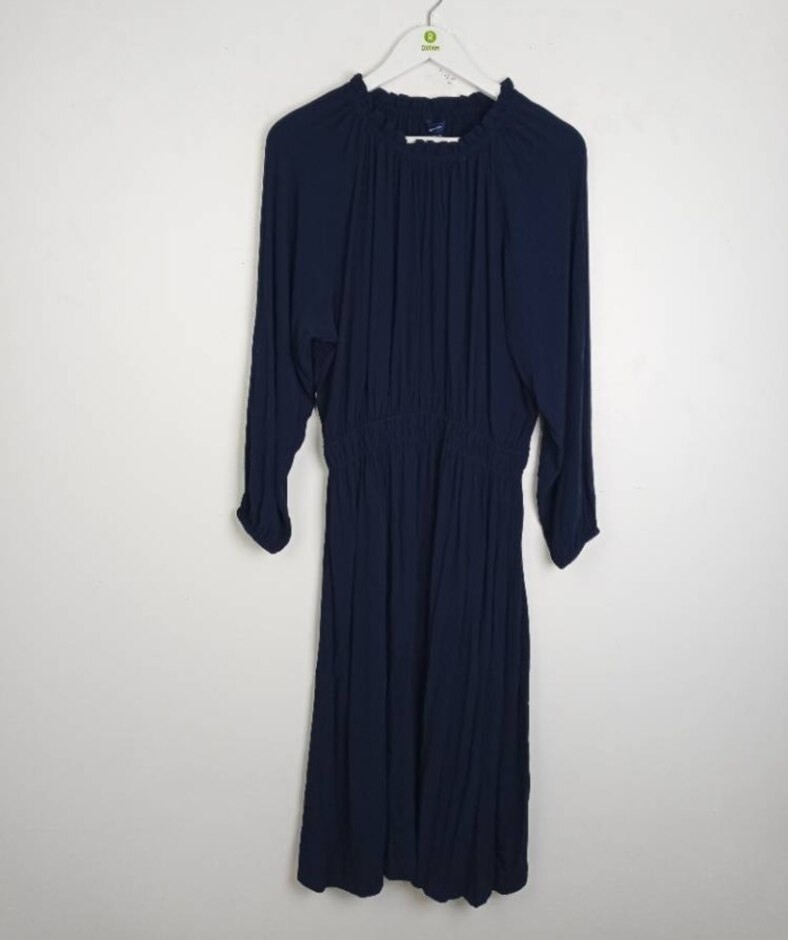 Gant Gypsy Midi Dress Navy Blue Size: 12