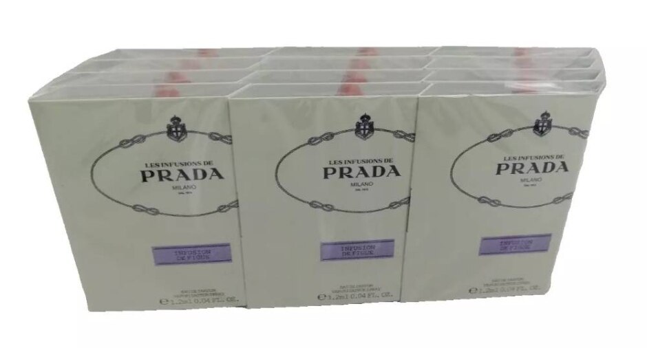 Prada Women's Infusion De Figure Eau De Parfum Mini Sprays 12 X 1.2ml Sealed New
