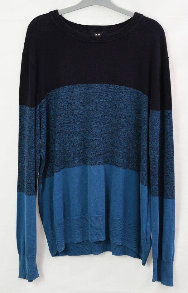 H&m Banded Jumper Blue Size: M