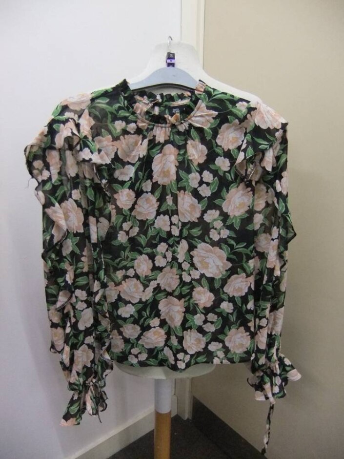 River Island Floral Blouse Multicoloured Size: 6