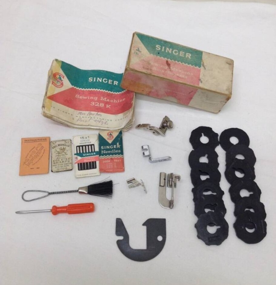 Vintage Singer Sewing Machine Attachments