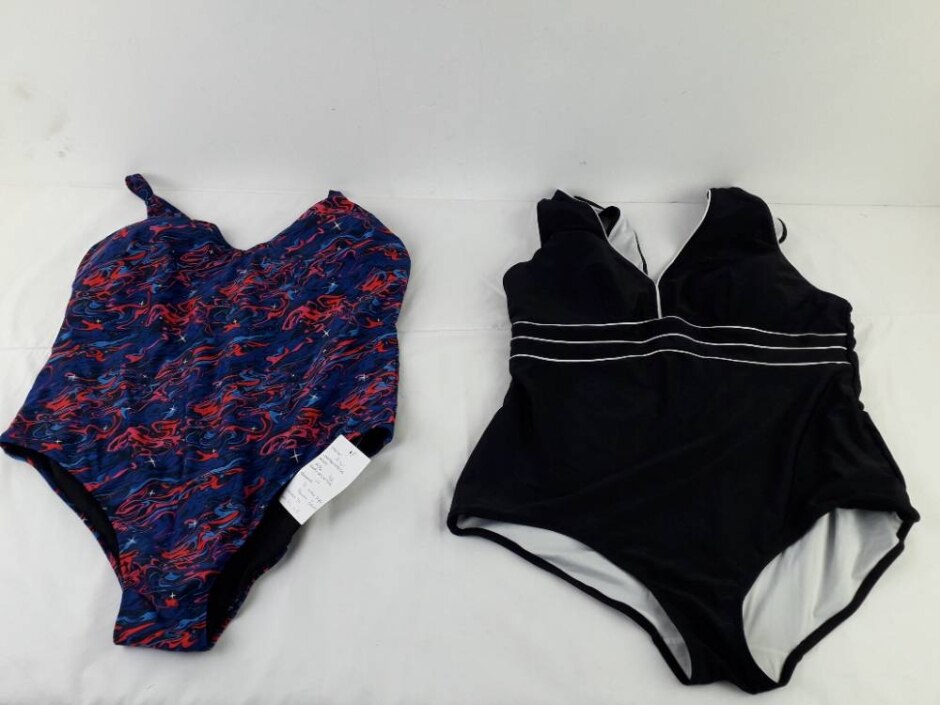 Tu Samples Women's Swimsuit Bundle X 2 Black Blue Size: 22
