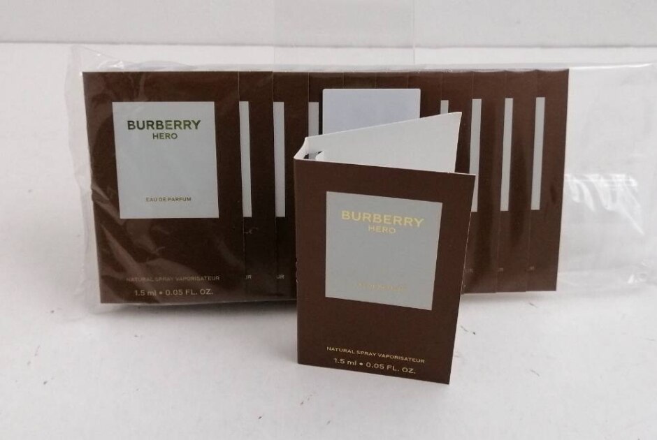 Burberry Men's Hero Eau De Parfum Mini Sprays 12 X 1.5 Ml Sealed New