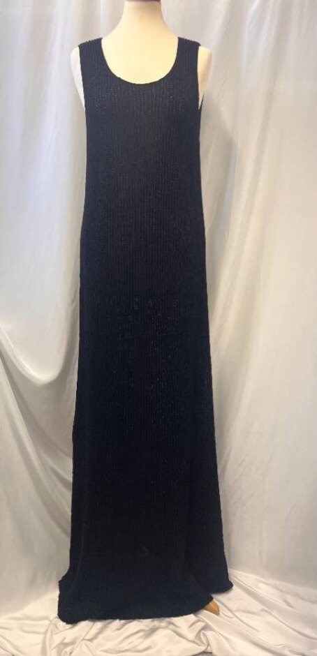 H&m Knitted See Threw Dress Black  Size: M