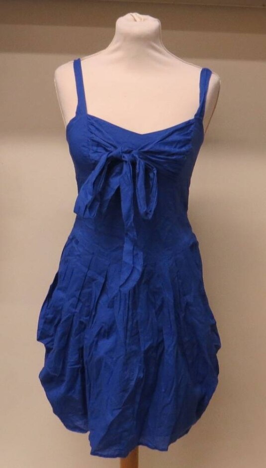 Oasis Strap Dress Blue Size: 8