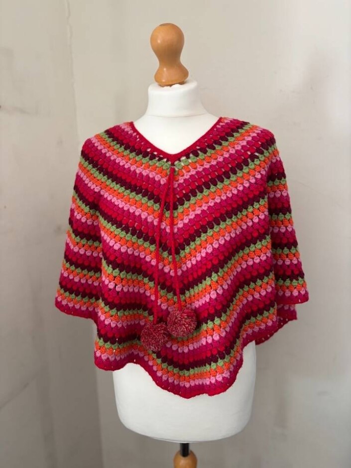 Ronit Zilkha Women Cape 100% Wool Multi-coloured Size: One Size