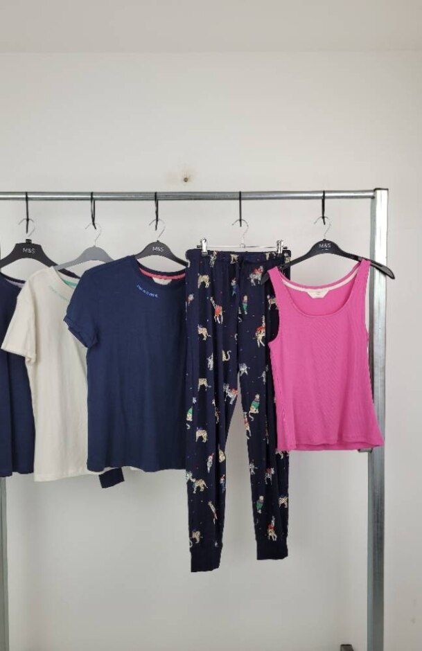 M&s  5pcs Lounge Pyjama Bundle Multi Size: S