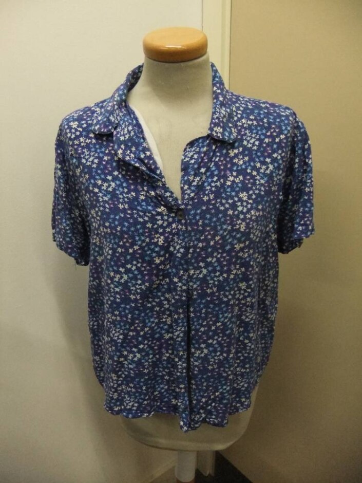 Debenhams Floral Pyjamas  Blue Size: 14