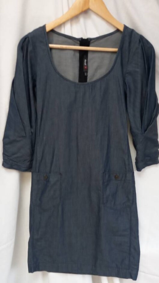 Diesel Shift Dress Blue Size: 8