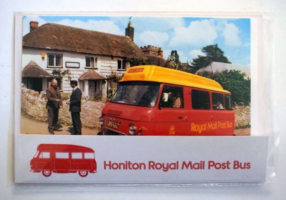 Honiton Royal Mail Postbus 1978 Postcard Pack
