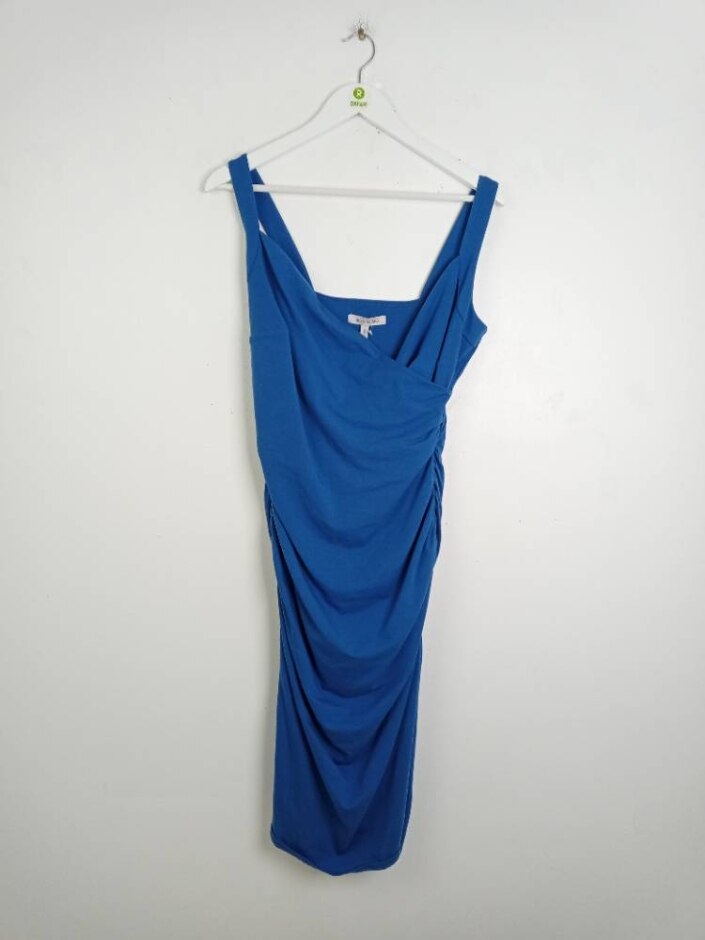 Bravissimo Strappy Leila Midi Dress Blue Size: 12