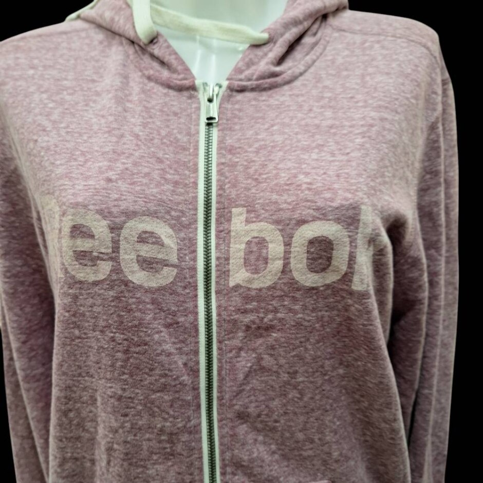 Reebok Zip Up Hoodie Purple Size: S
