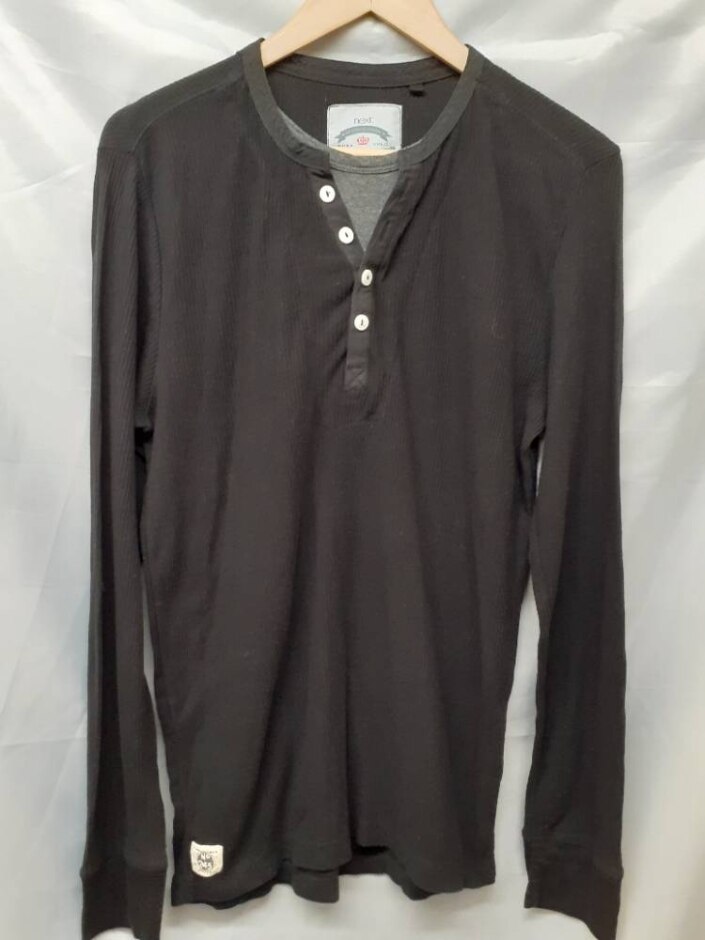 Next Long Sleeve Top Black Size: M