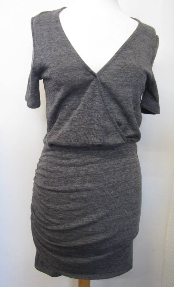 Zara Trafaluc Knit Dress Grey Size: M
