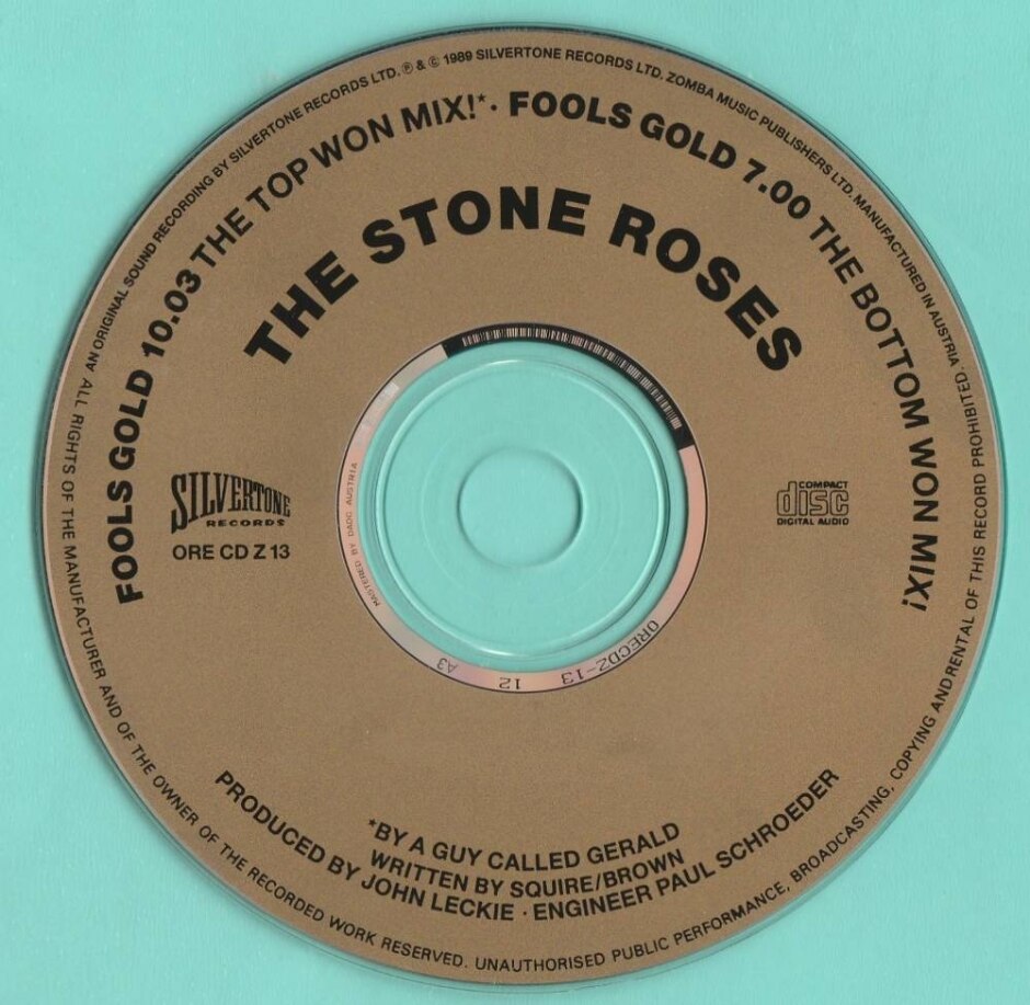 The Stone Roses – Fools Gold - Cd Single