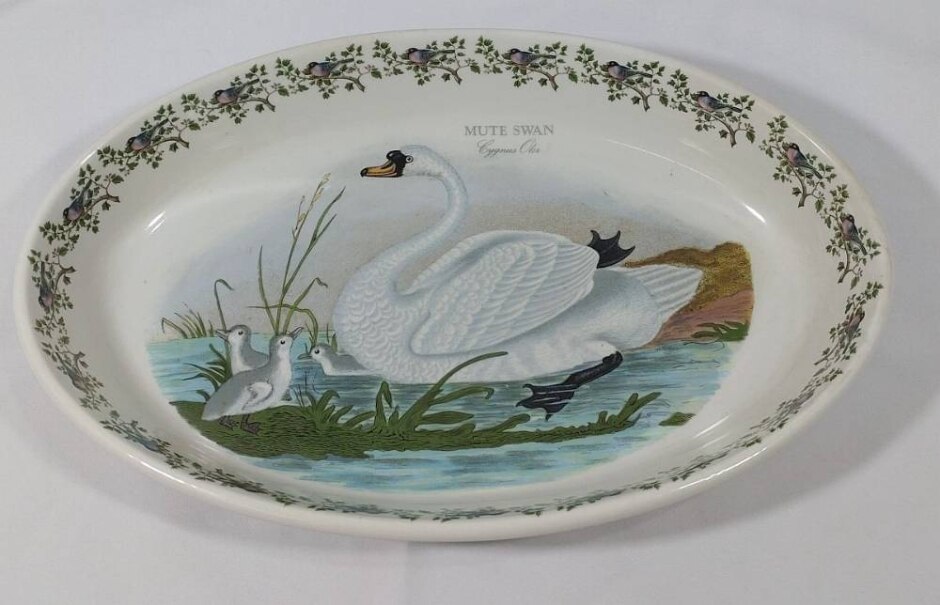 Porthmeirion Mute Swan Baking Dish
