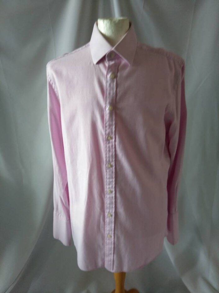 Charles Tyrwhitt Formal Shirt Pink Size: L